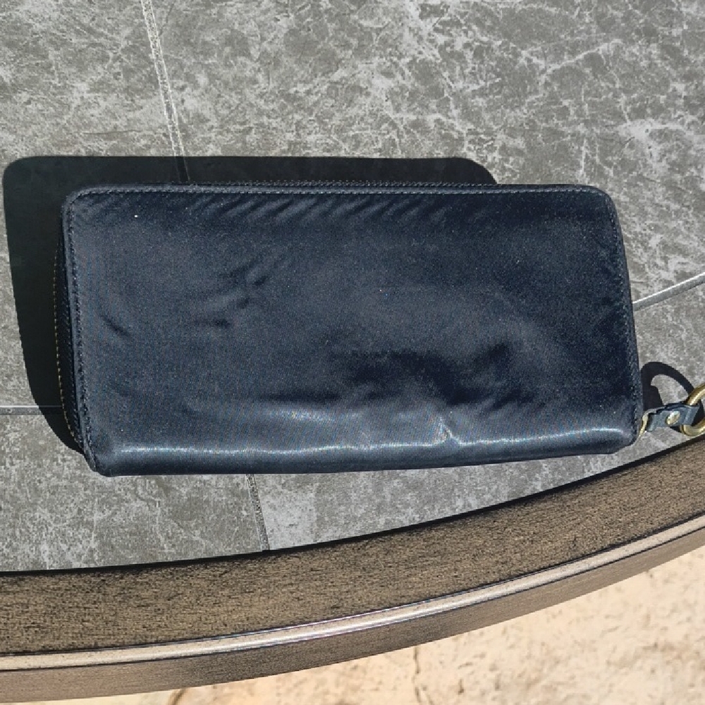 Coach Black Wallet with Gold Accents - Picture 2 of 3